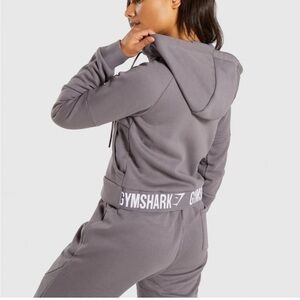 Gymshark purple full zip hoodie (Slate Lavender)